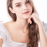 Personalised Sterling Silver Double Heart Photo Projection Necklace with I Love You in 100 Languages Birthday Anniversary Gift for Her