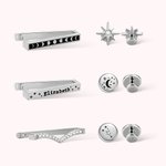 Personalisierte Konstellation Mond und Sterne Uhrband Charm