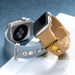 Personalisierte Konstellation Mond und Sterne Uhrband Charm