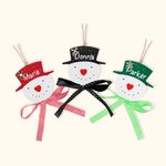 Personalizzato fatto a mano appeso pupazzi di neve decorazione regali di Natale