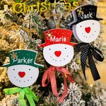 Personalizzato fatto a mano appeso pupazzi di neve decorazione regali di Natale