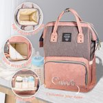 Personalised Mommy Nappy Bag Backpack