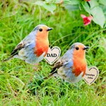 Personalized Robin Ornament Sympathy Gift Memorial Gift