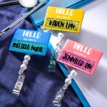 Personnalisable Nom étiquette Cadeau Docteur Infirmière