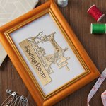 Personalized Wooden Sewing Room Studio Sign Home Decor