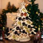 Christmas Advent Calendar Countdown Miniature Wine Tree