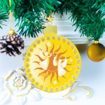 Personalized Christmas Ball with Light Bulbs Ornaments