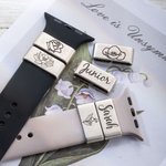 Nascita personalizzata Fiore orologio Band Charm Accessorio