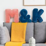 Cojín decorativo personalizado y suave de la letra del cojín de la almohada de la decoración del cuarto de niños