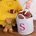Personalised Polyester Storage Basket for Toys
