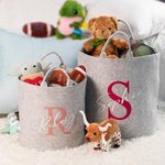 Personalised Polyester Storage Basket for Toys