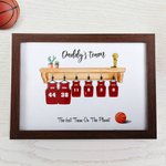 Customized Basketball Team Shirt Print Frame