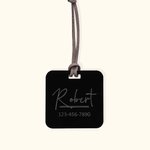 Personalized Acrylic Laser Luggage Tag Diaper Bag Baby Tag