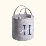 Personalised Polyester Storage Basket for Toys