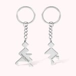 Personalisiertes Namen-Schlüsselanhänger-Set mit Geometrischen Elementen