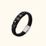 Bracelets en cuir à double nom pour petit(e) ami(e)