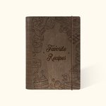 Personalized Wooden Blank Recipe Book Food Cook Book Journal Birthday Christmas Gift for Family Friend Cook Lover
