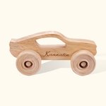 Name hölzernes Spielzeugauto für Kinder
