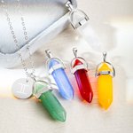 Personalisierte Sternzeichen-Halskette mit Heilendem Quarzstein