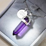 Personalisierte Sternzeichen-Halskette mit Heilendem Quarzstein