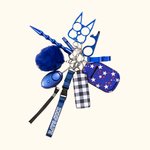 Gepersonaliseerde multifunctionele ster Softbal Baseball veiligheid sleutelhanger set met riem en lamp verjaardagscadeau voor vrouwen