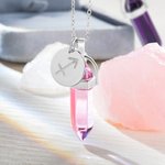 Personalisierte Sternzeichen-Halskette mit Heilendem Quarzstein