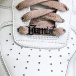 Custom Name Shoelace Charm Tag Accessories Pair