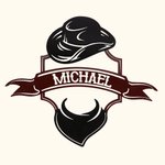 Personalized Cowboy Sign Name Metal Wall Art Hanging Decor