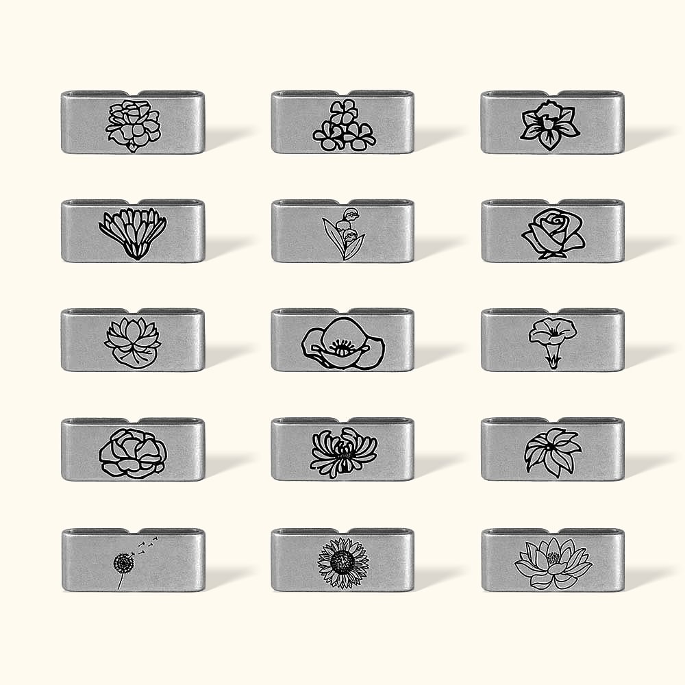 Boucle de Montre Personnalisée avec Fleur de Naissance ou Texte Accessoire Bracelet Montre Cadeau pour Enfant