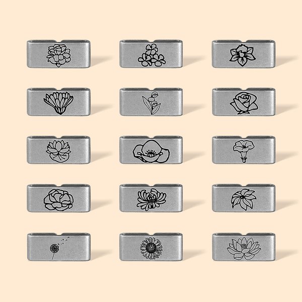 Nascita personalizzata Fiore orologio Band Charm Accessorio