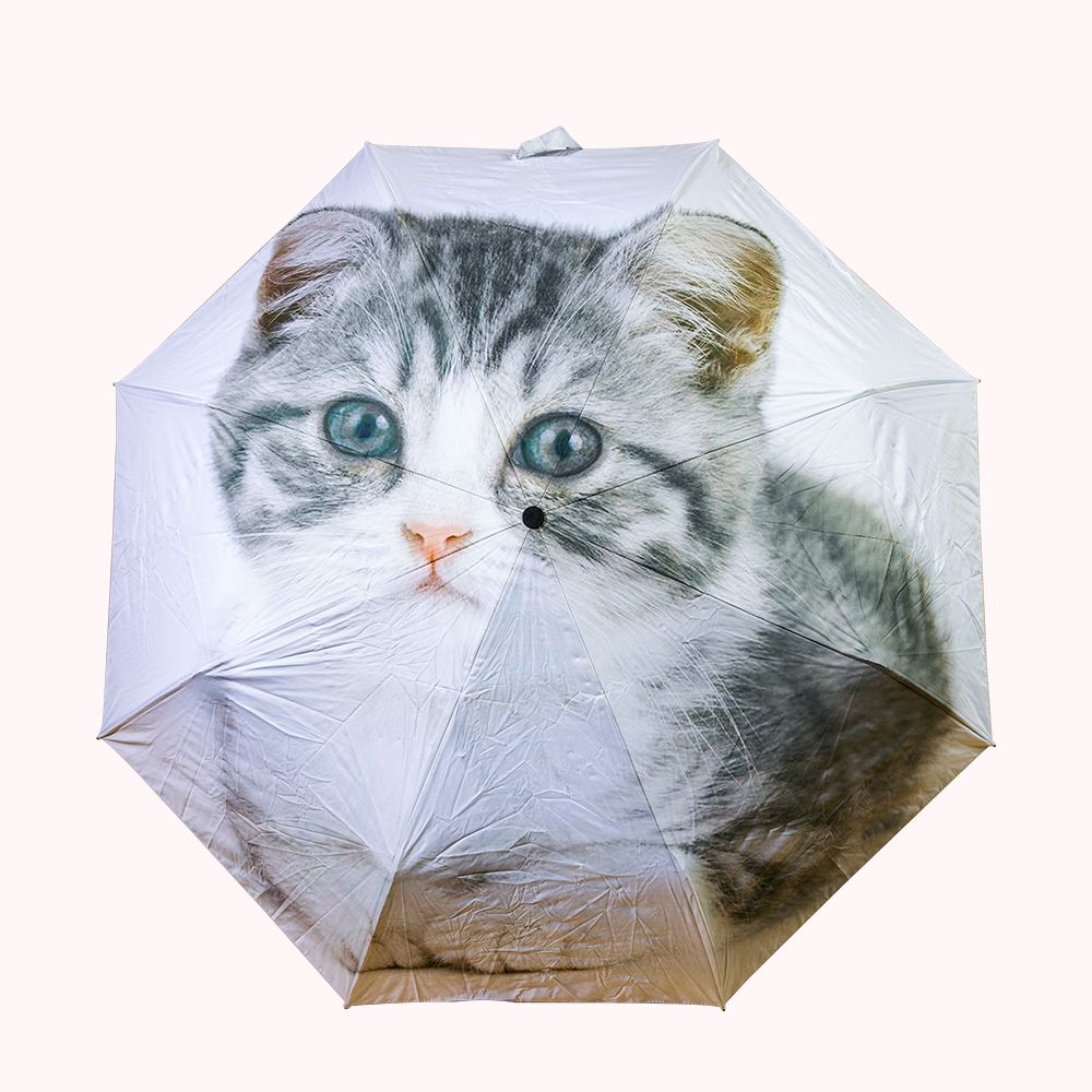 Cadeaux Significatifs pour Femmes - Parapluie Photo Imprimé Personnalisé avec Votre Photo de Famille et Animaux de Compagnie
