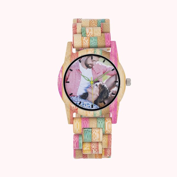 Bamboo Photo Watch Engraving