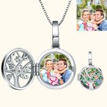 Gegraveerde unieke stamboom fotobocket