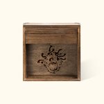 Scatola di legno personalizzata per la conservazione dei dadi DND