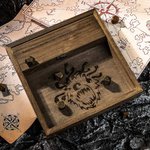 Custom DND Dice Storage Wooden Box