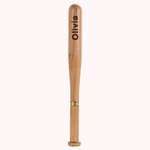 Stylo Batte de Baseball en Bois Personnalisé avec Prénom Gravé Cadeau Anniversaire pour Amoureux de Base-ball