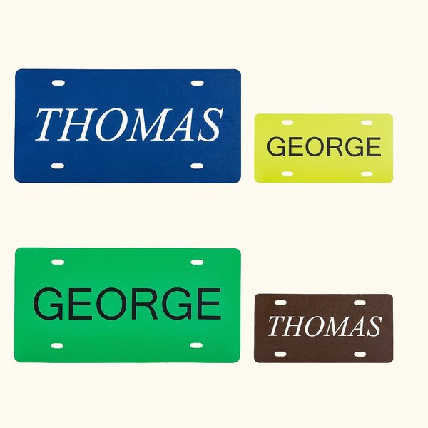 Custom License Plate Aluminum