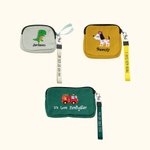 Portefeuille Personnalisé avec Nom et Numéro Brodés Porte-Monnaie en Toile à Motif de Dessin Animé Cadeau pour Fille Enfant