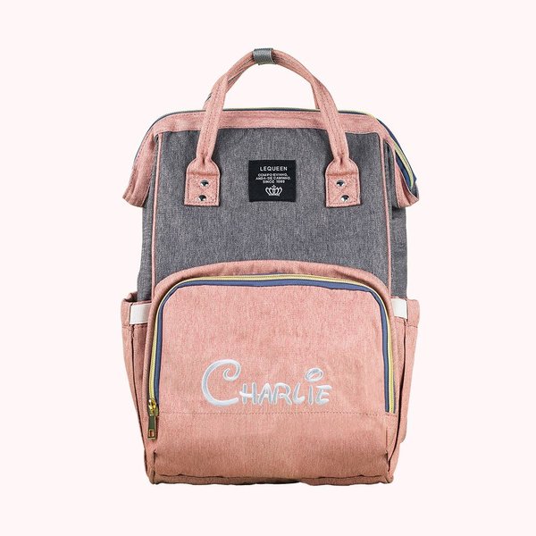 Mommy Diaper Bag Backpack - Embroidered Gift