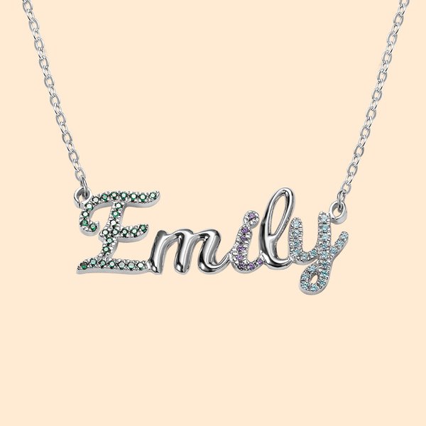 Callie Custom Nameplate Necklace Name Necklace