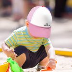 Personalisierte Säugling Trucker Baby Hut mit Namen Baby Dusche Geschenk