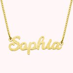 Funkelnde Namenskette aus Edelstahl | Callie