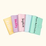 Personalized Cash Envelope Budget Saving Binder Wallet for Cash ID Card Stuffing