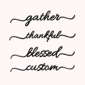 Personalised Wooden Letters Table Decors 4 Pcs Party Place Cards Dinner Place Setting Autumn Winter Decor Thanksgiving Christmas Favor