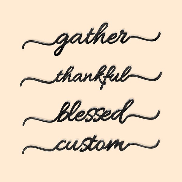 Personalized Wooden Letters Table Decors 4 Pcs Party Place Cards Dinner Place Setting Autumn Winter Decor Thanksgiving Christmas Favor