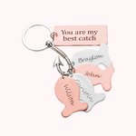 Your Are My Best Fanghaken-Schlüsselanhänger mit Fischnamen | Callie