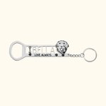 Personalized Dog Bottle Opener Keychain