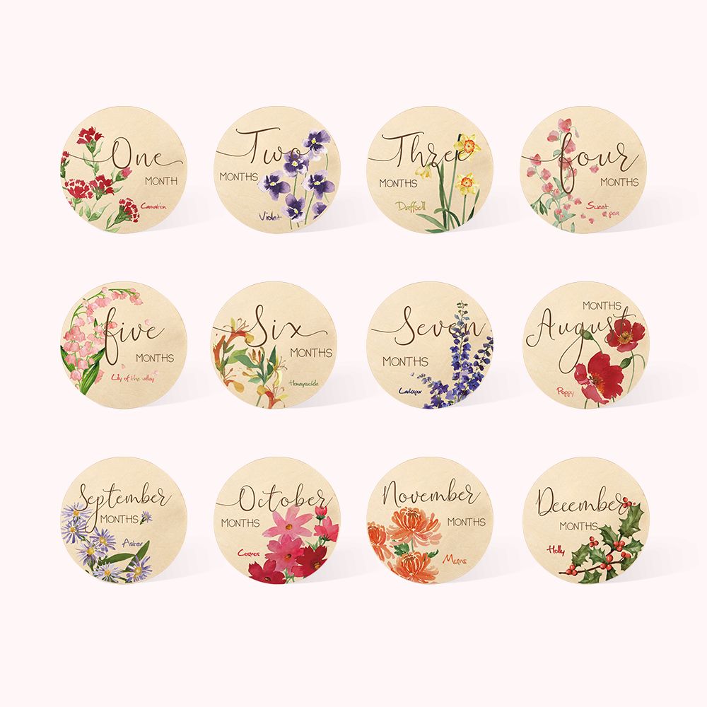 Personnalisé Cadeau Nouveau Née Photographie Jalon Carte Bébé Cadeau