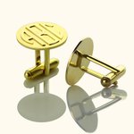 Men's Monogram Cufflinks