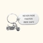 Engraved Motorcycle Keychain